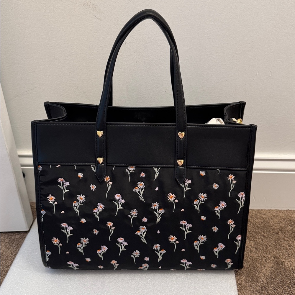 Betsey Johnson sunflower crossbody shoulder bag purse with charm NWT - Picture 3 of 8